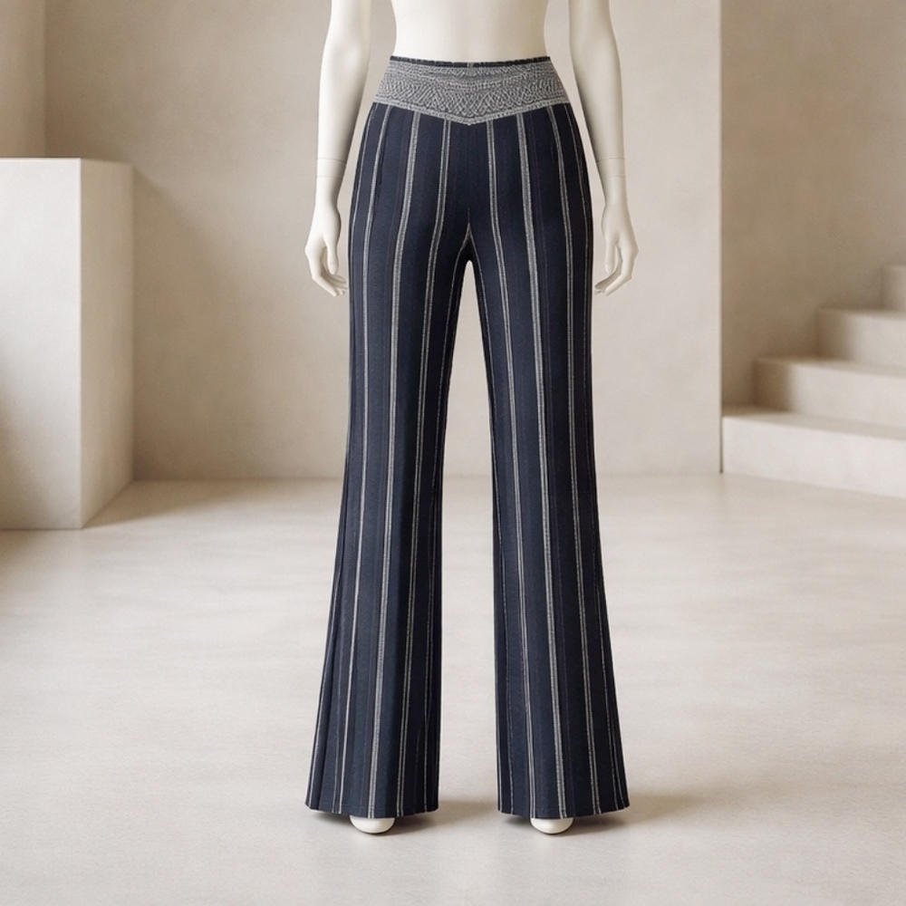 Blue Rain Wide-Leg Women's Pants Size L